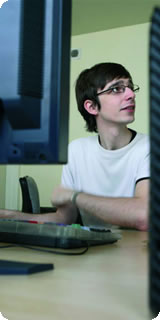 Visuel photographique &mdash; illustrant la rubrique programme � La jeune entreprise au quotidien �