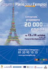 Visuel photographique &mdash; illustrant la rubrique &laquo; Paris pour l&rsquo;emploi &raquo;
