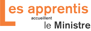 Les apprentis accueillent le Ministre